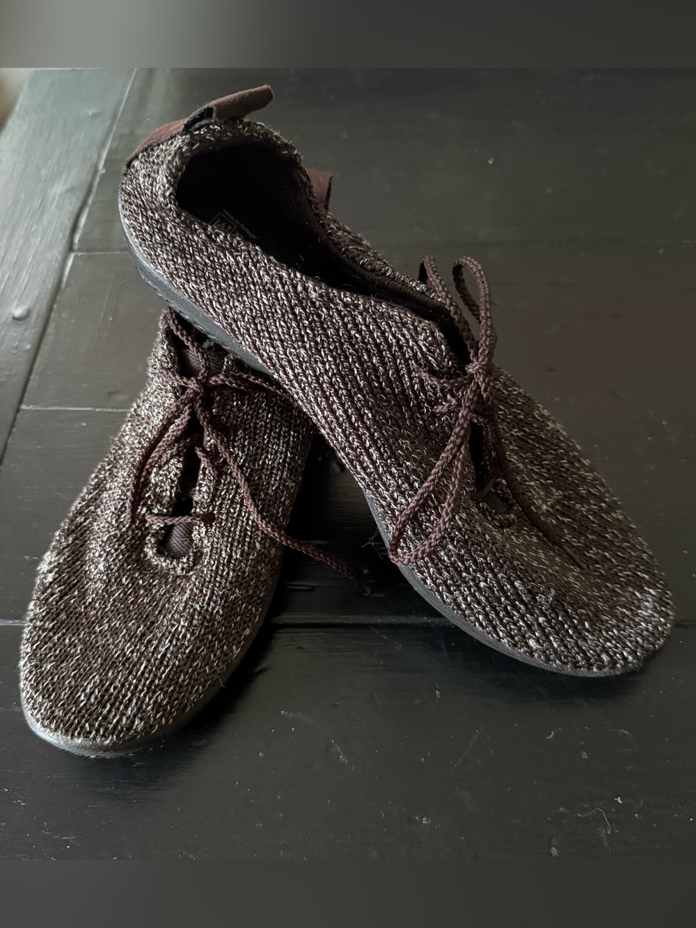 Arcopedico Dark Knit Lace Up Sneakers